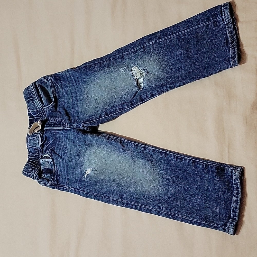 Toddler denim joggers
